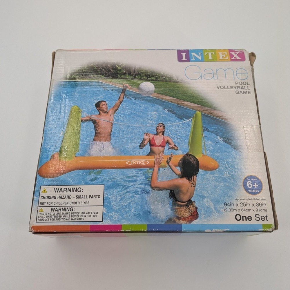 Intex Inflatable Pool Volleyball Game Floating Toy Swimming Pool 56508EP New